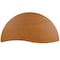 Flash Furniture Half Round 30 W, 60 L, 25 H, Chrome, Laminate, Particleboard, Steel, Wood Grain XU-A60-HCIRC-OAK-T-P-CAS-GG - alternate 6